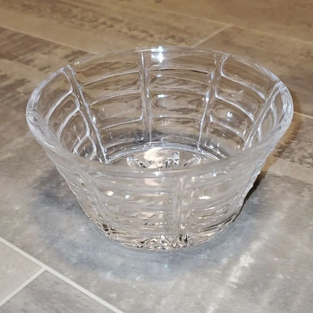 Clear Glass 2 Cup Dish